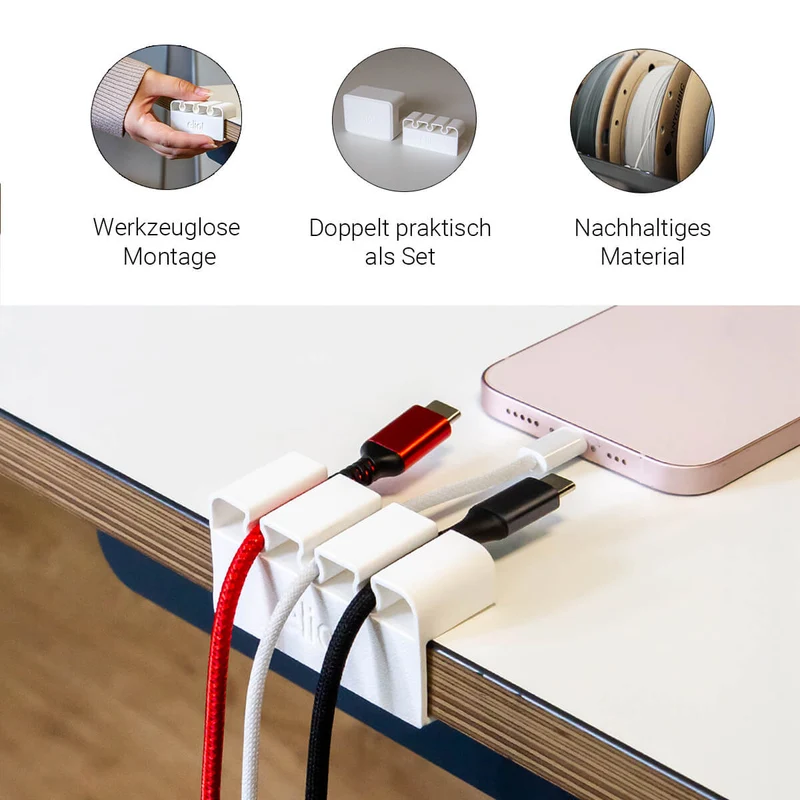 Kabelführung Cablefix White