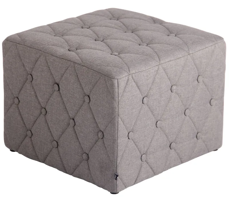 Sitzhocker "NASH" aus Stoff. 48x48 cm. 7 Farben.