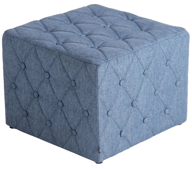 Sitzhocker "NASH" aus Stoff. 48x48 cm. 7 Farben.