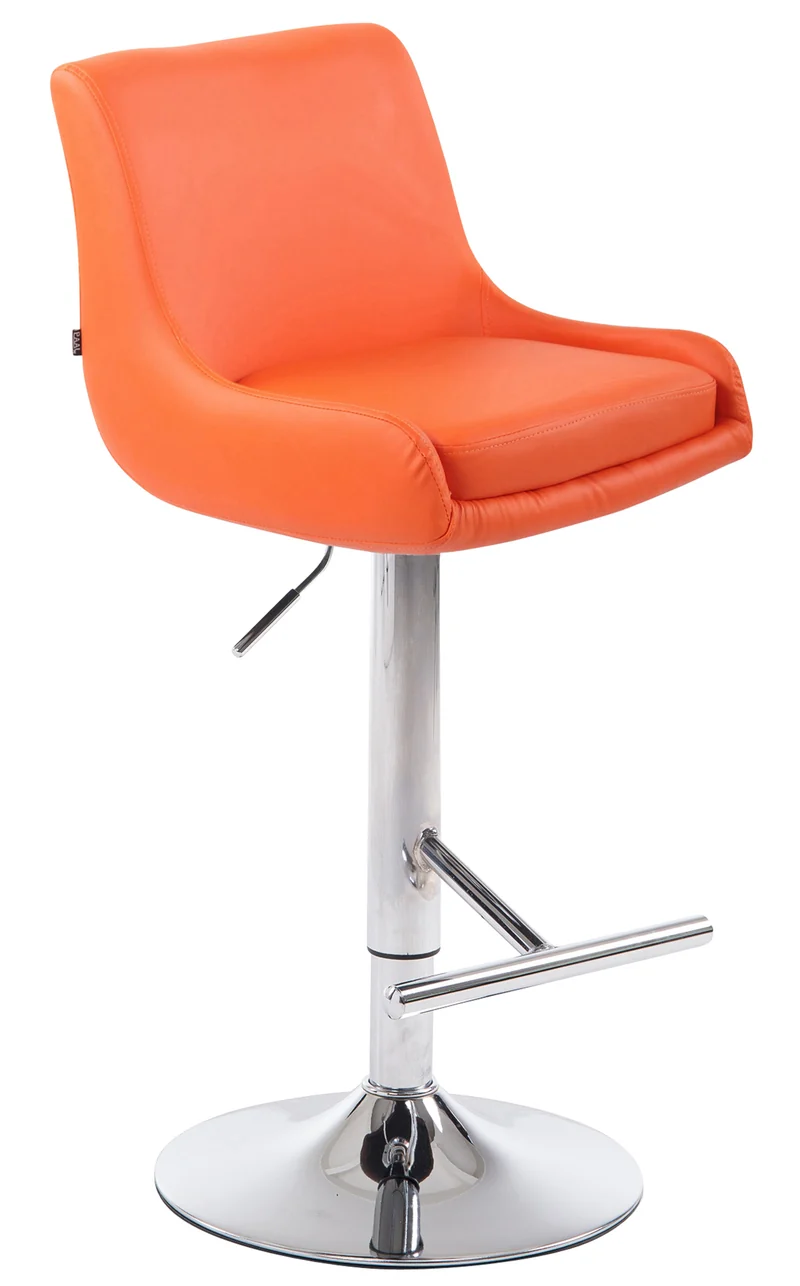 Barhocker mit Leder-Sitz und Lehne CLUBBER