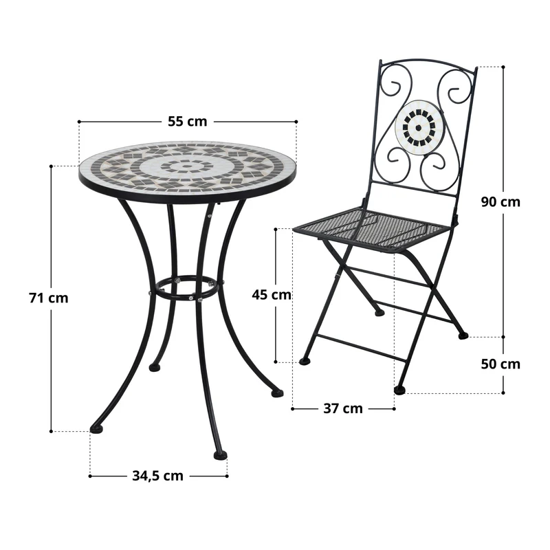 PARIS Bistro-Set Mosaik