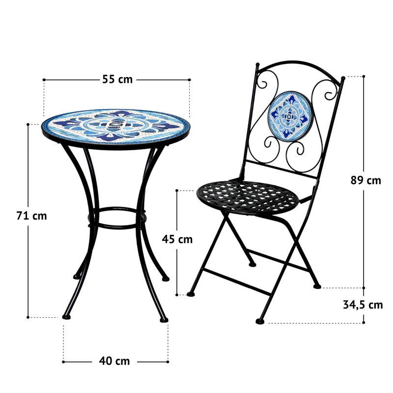 PARIS Bistro-Set Mosaik