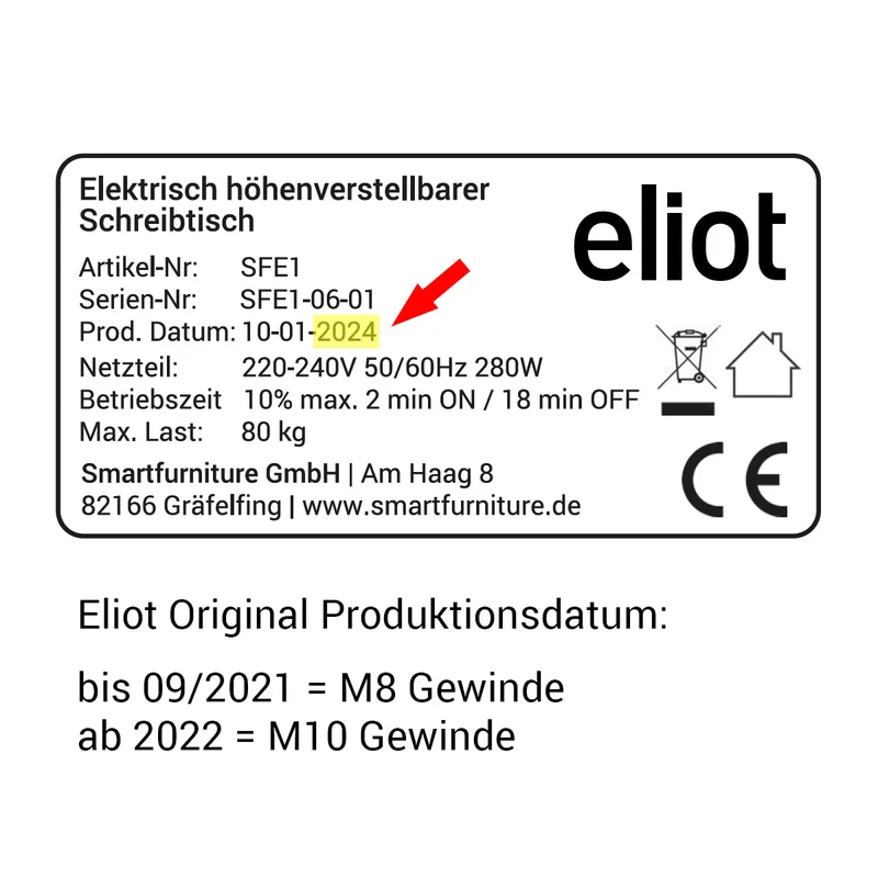 Rollen Set für Eliot Original, Pro und Tiny