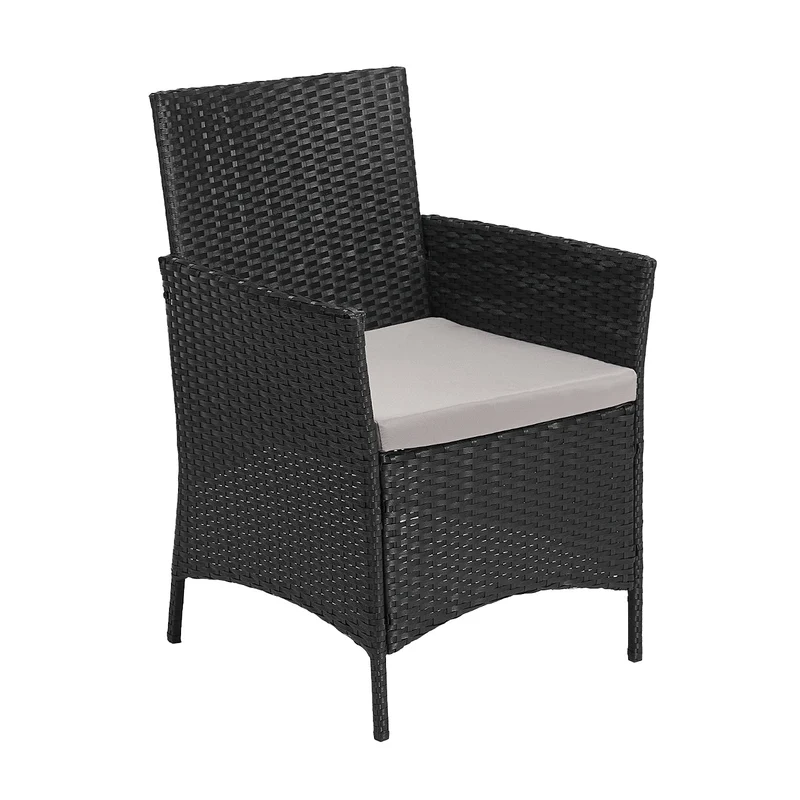 91924 + 91102 Rattan + Haube Brooklyn Set Schwarz (92924)