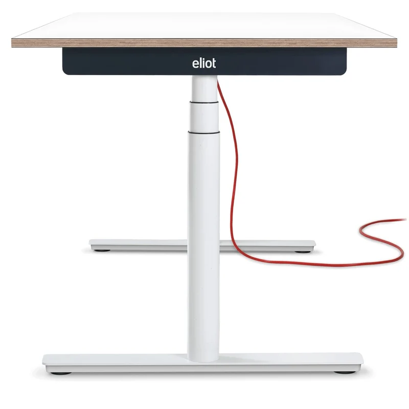 Eliot Original White Tischplatte Multiplex Fenix Bianco 180x79cm