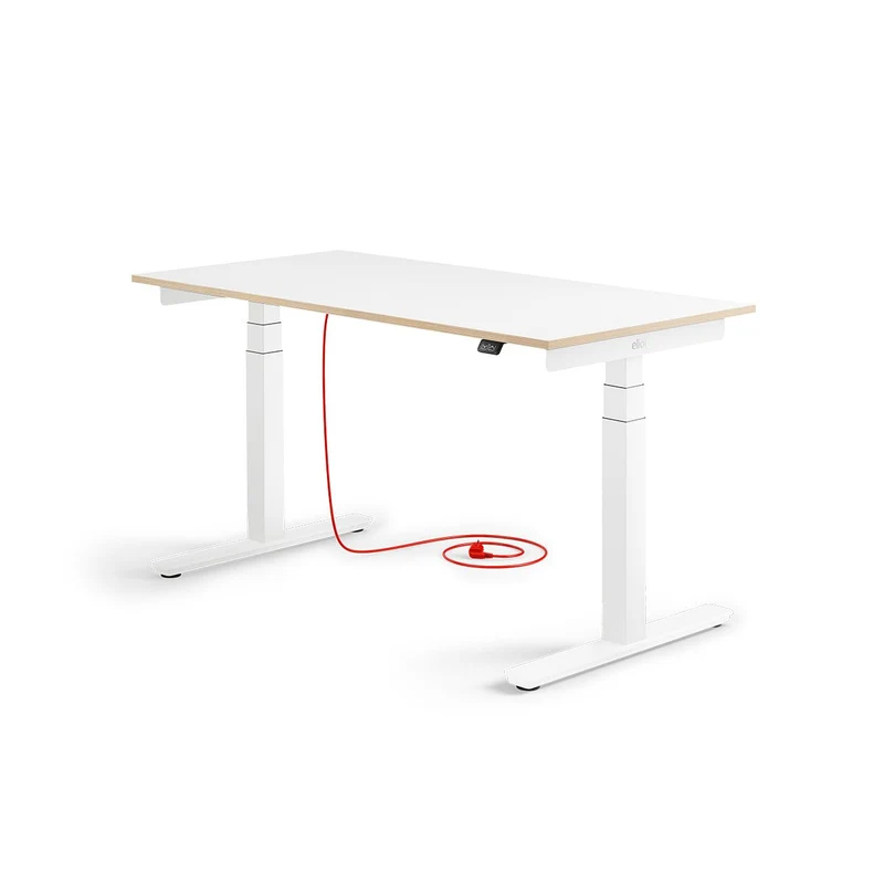 Eliot Pro White Tischplatte Multiplex Fenix Bianco 140x70cm