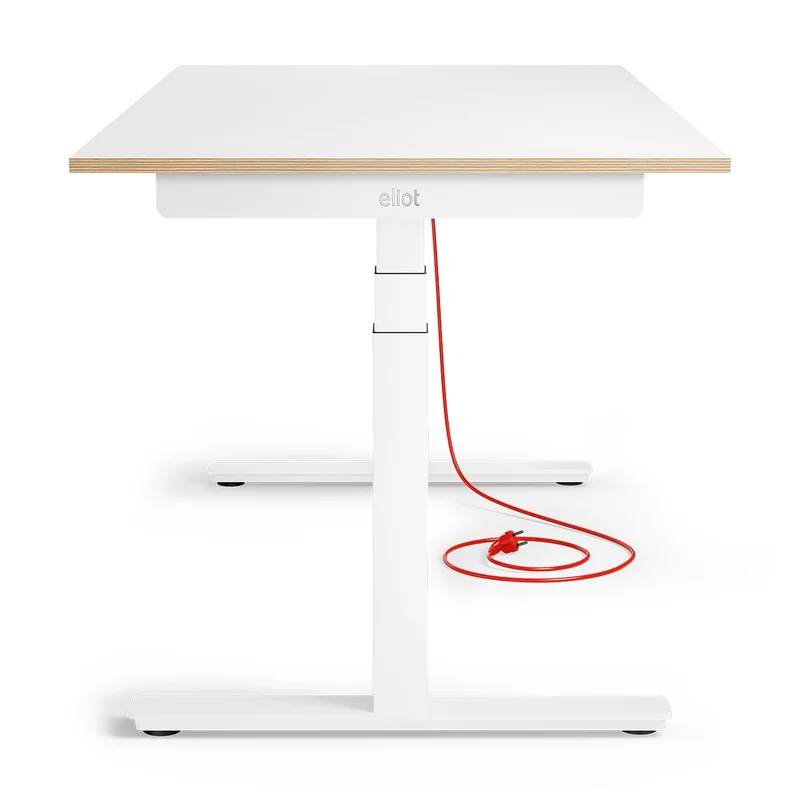 Eliot Pro White Tischplatte Multiplex Fenix Bianco 140x70cm