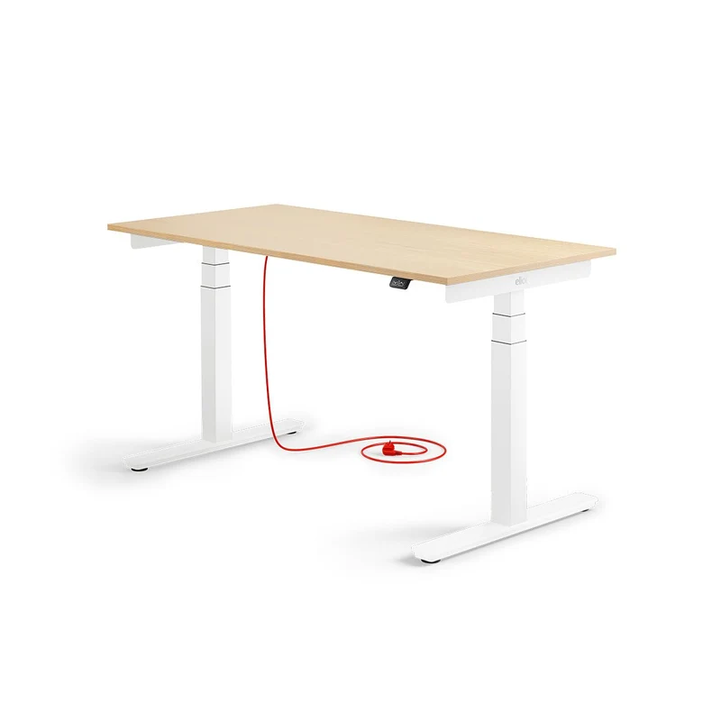 Eliot Pro White Tischplatte Eiche Multiplex 140x70cm