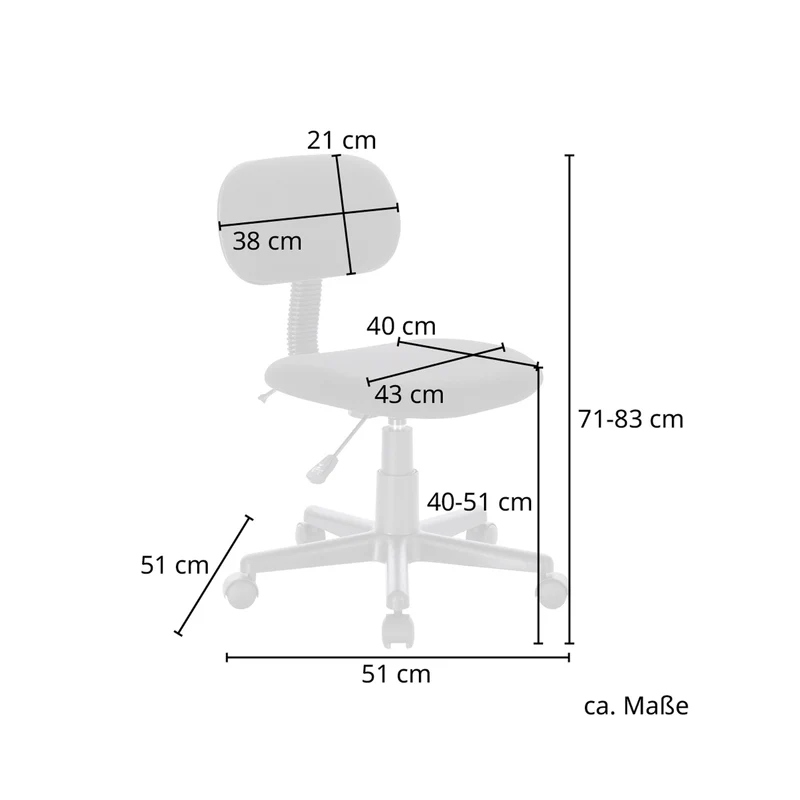 MAGGY Bürostuhl für Kinder