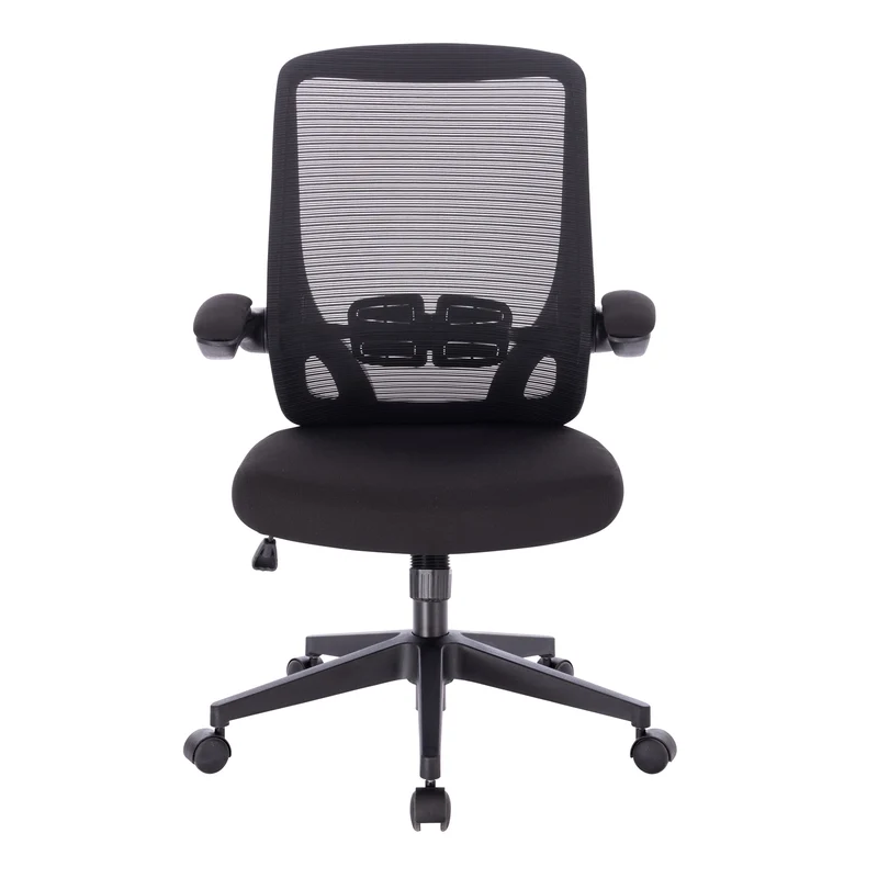 TOM Bürostuhl Schreibtischstuhl ergonomisch verstellbar Rollen Schwarz/Grau