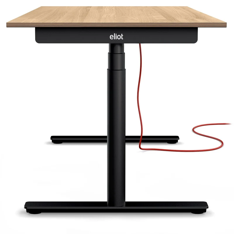 Eliot Original Black Tischplatte Eiche Multiplex 180x79cm