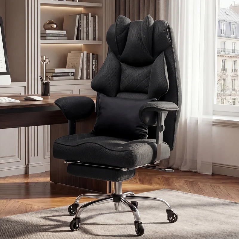Ergonomischer XXL-Bürostuhl für Arbeit und Entspannung