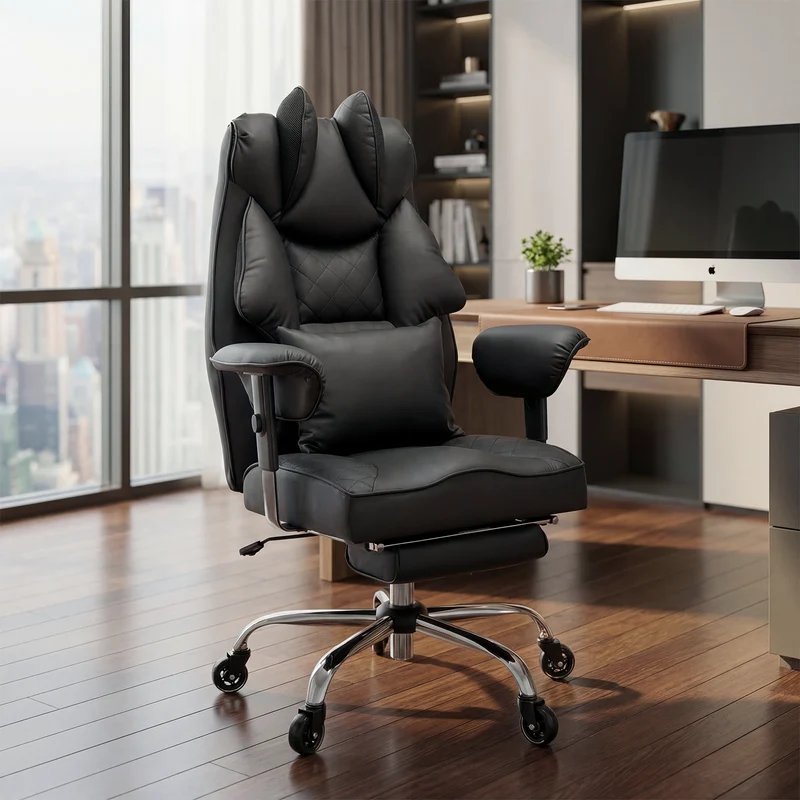 Ergonomischer XXL-Bürostuhl für Arbeit und Entspannung