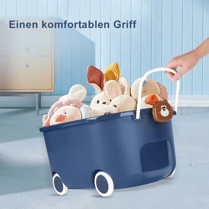 Creliv Spielzeugtruhe Spielzeug Entdecker - Spielzeug Aufbewahrungsboxen Set ( 3 Stk) für Garderobe,Wohnzimmer