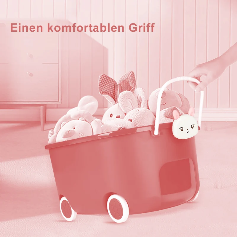 Creliv Spielzeugtruhe Spielzeug Entdecker - Spielzeug Aufbewahrungsboxen Set ( 3 Stk) für Garderobe,Wohnzimmer