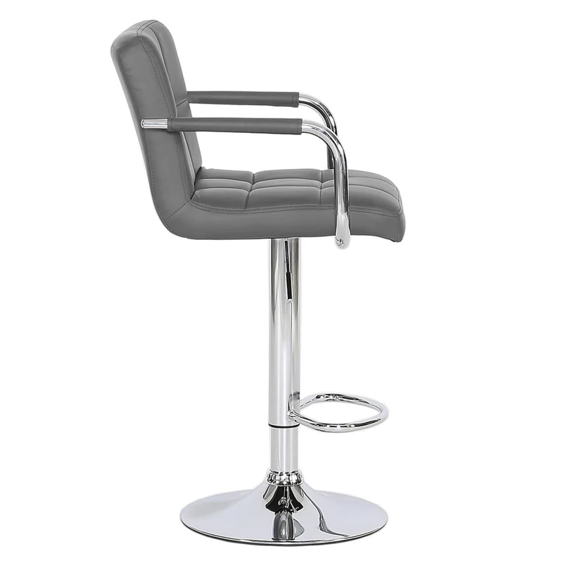 2er Set Barhocker mit Armlehnen Kunstleder