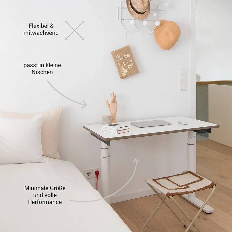 Eliot Tiny White Tischplatte Design White 100x60cm