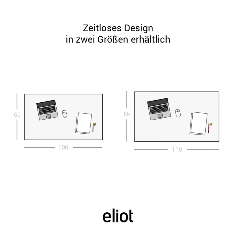 Eliot Tiny White Tischplatte Design White 100x60cm