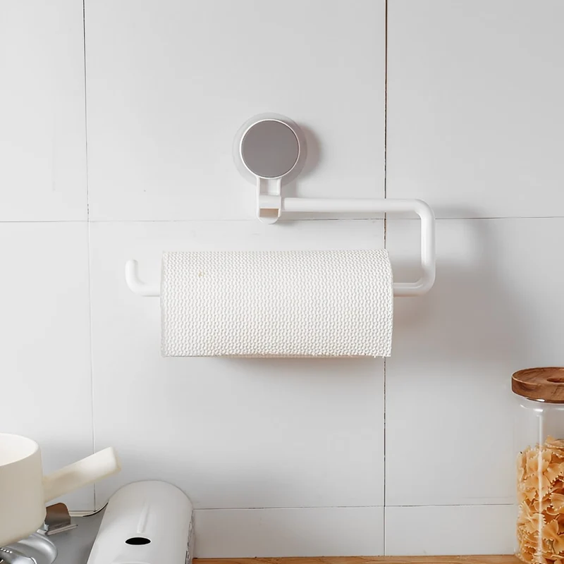 Creliv Wandrollenhalter Selbstklebend für Küche » Küchenrollenhalter für gängige Küchenrollen, Handtuchhalter