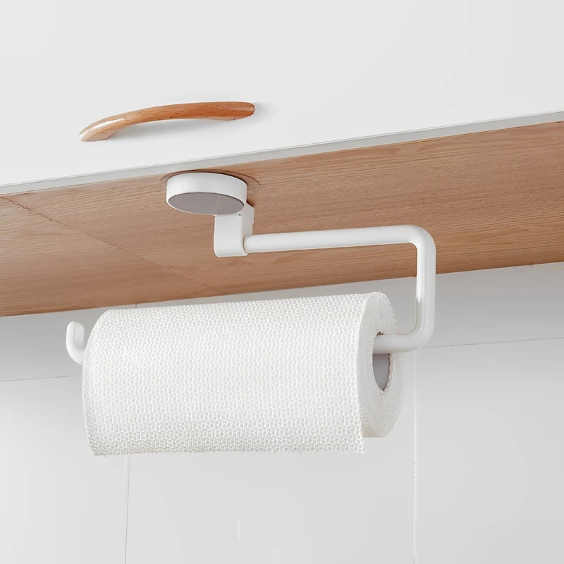 Creliv Wandrollenhalter Selbstklebend für Küche » Küchenrollenhalter für gängige Küchenrollen, Handtuchhalter