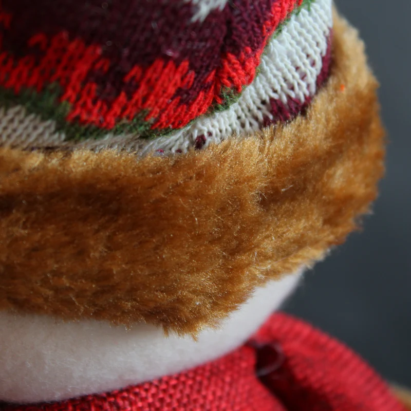 Creliv Weihnachtsmann für Garderobe, 3 Weihnachtspuppe, Schneemann-Figur, Weihnachtsgeschenk, teilweise handgefertigt