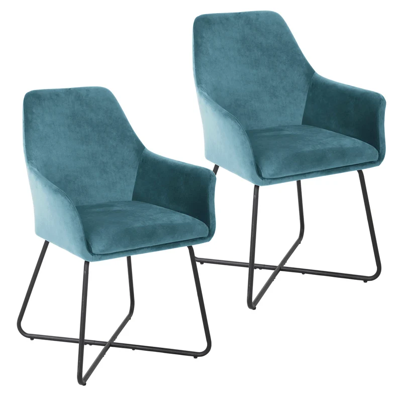 JOSIE Dining 2er Set Esszimmerstühle Sessel mit Armlehnen