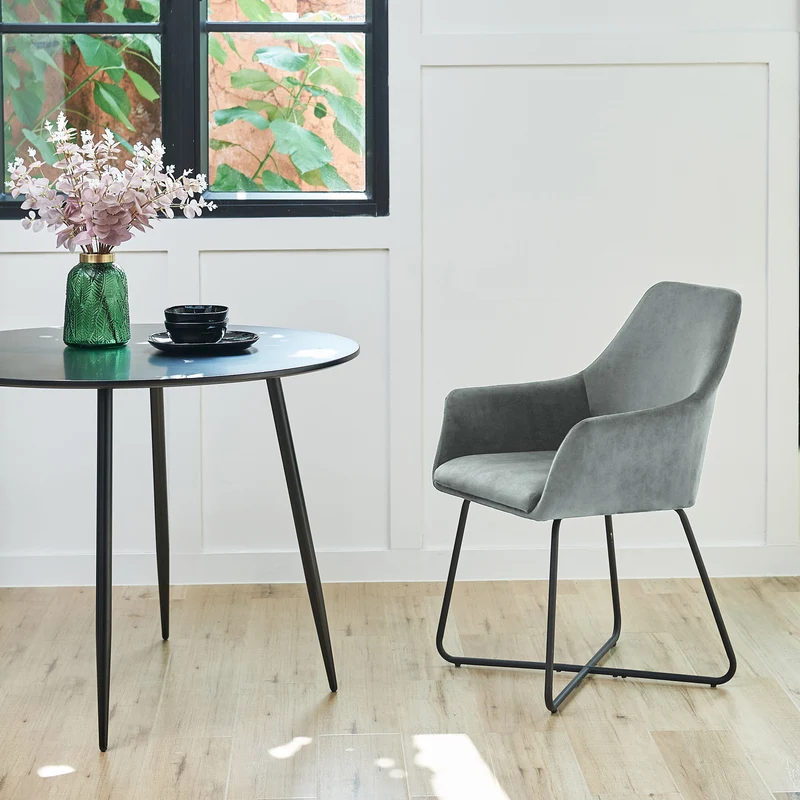 JOSIE Dining 2er Set Esszimmerstühle Sessel mit Armlehnen