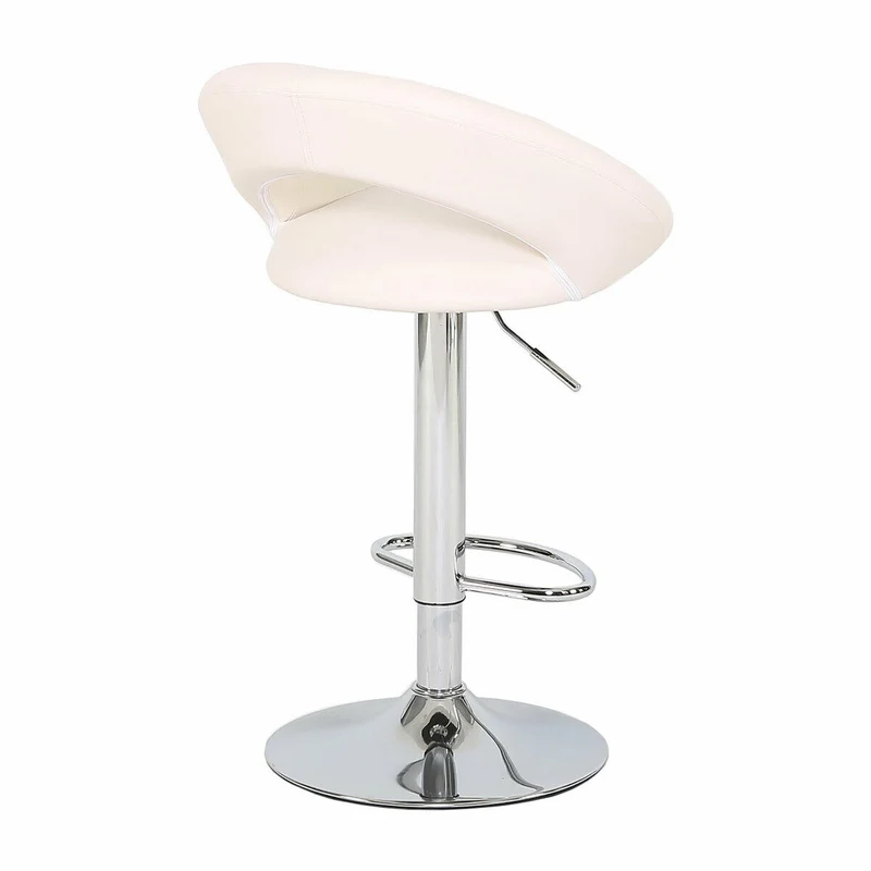 2er Set Barhocker Lounge Hocker Barstuhl Küchestuhl Tresenstuhl Cocktail weiß