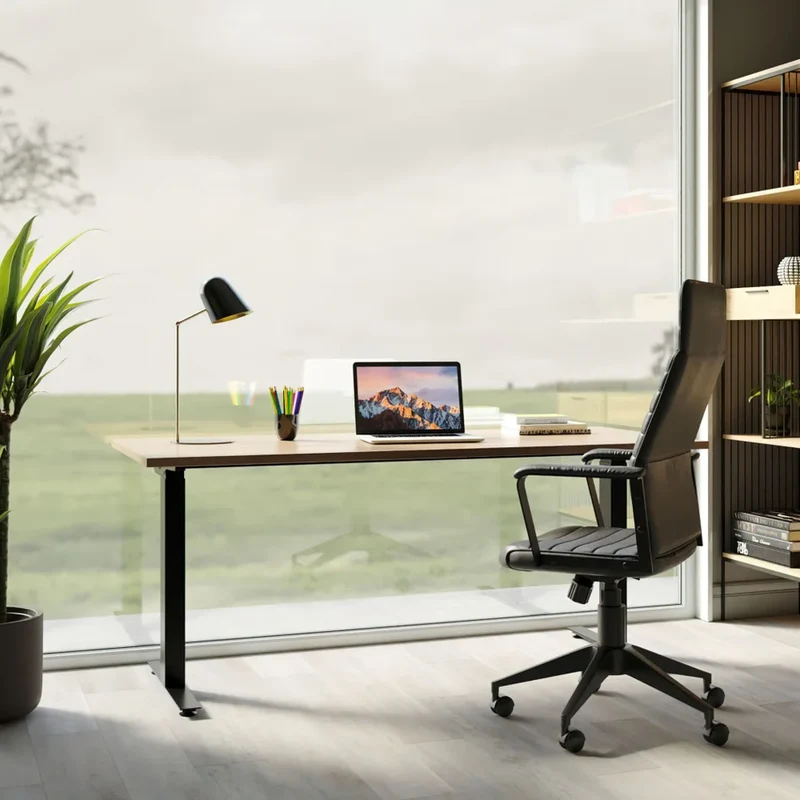 Schreibtisch Office Jackie Eiche Schwarz 160x80