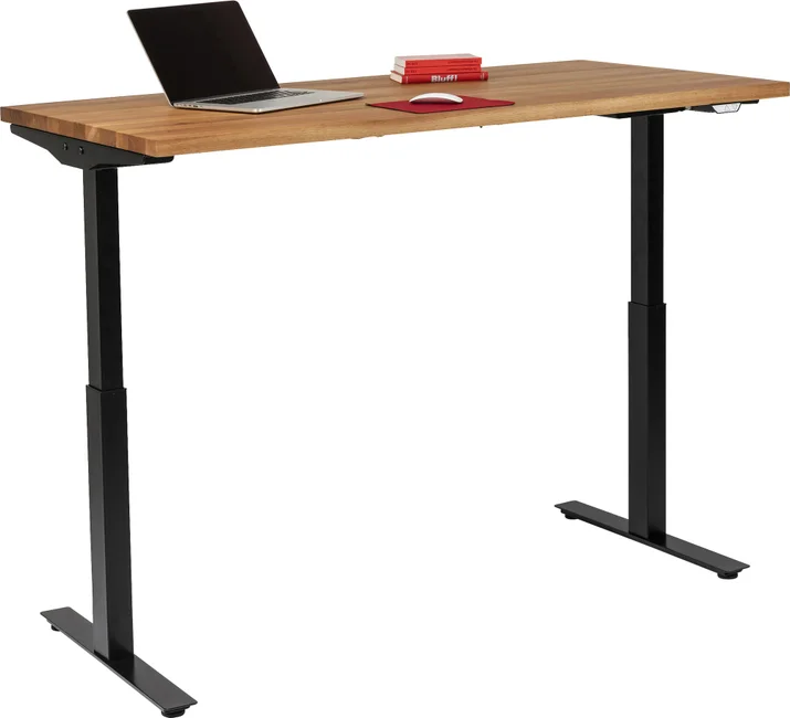 Schreibtisch Office Jackie Eiche Schwarz 160x80