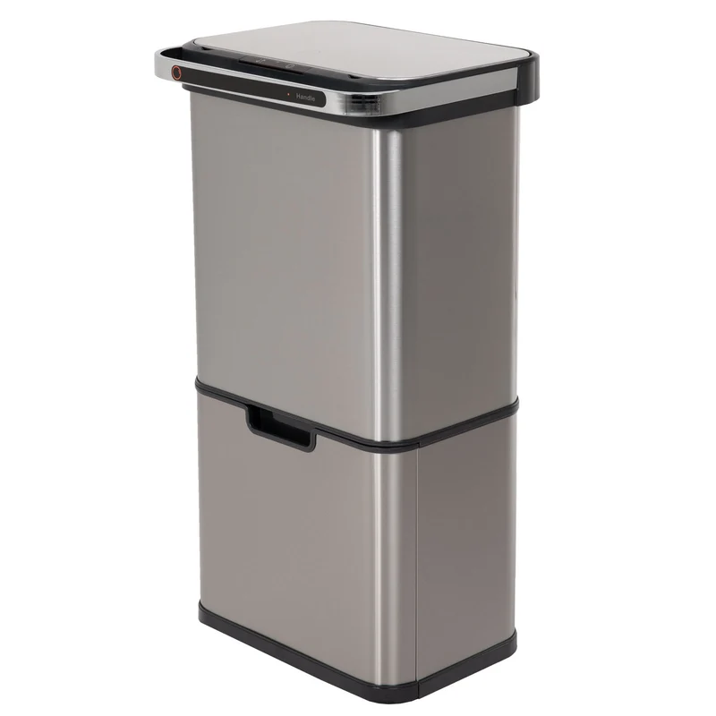Sensor-Mülleimer 60L Selbstreinigungsfunktion und Aktivkohle-Filter