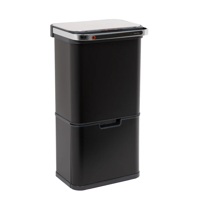 Sensor-Mülleimer 60L Selbstreinigungsfunktion und Aktivkohle-Filter