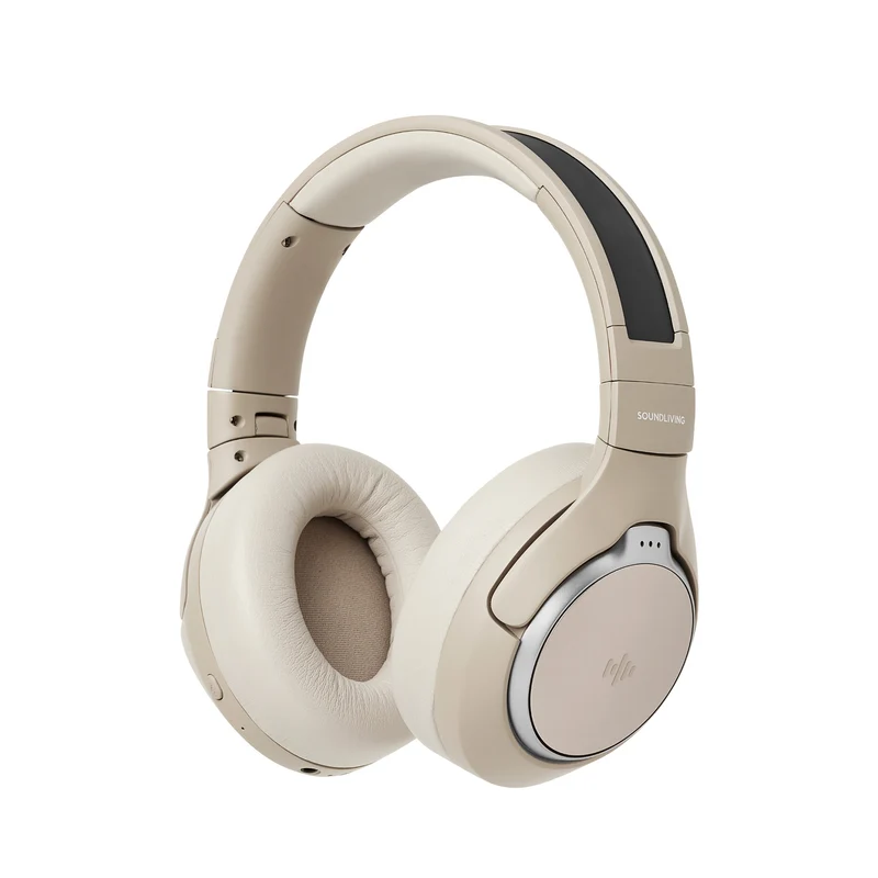 Solar Over-Ear-Kopfhörer beige