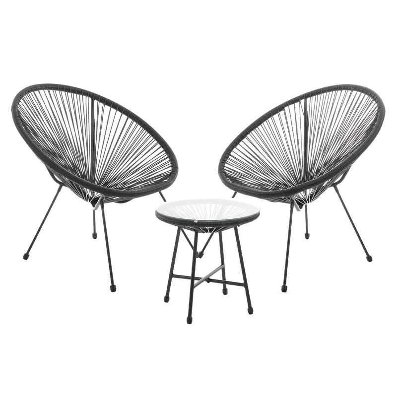 BALI Egg Chair Balkon Set