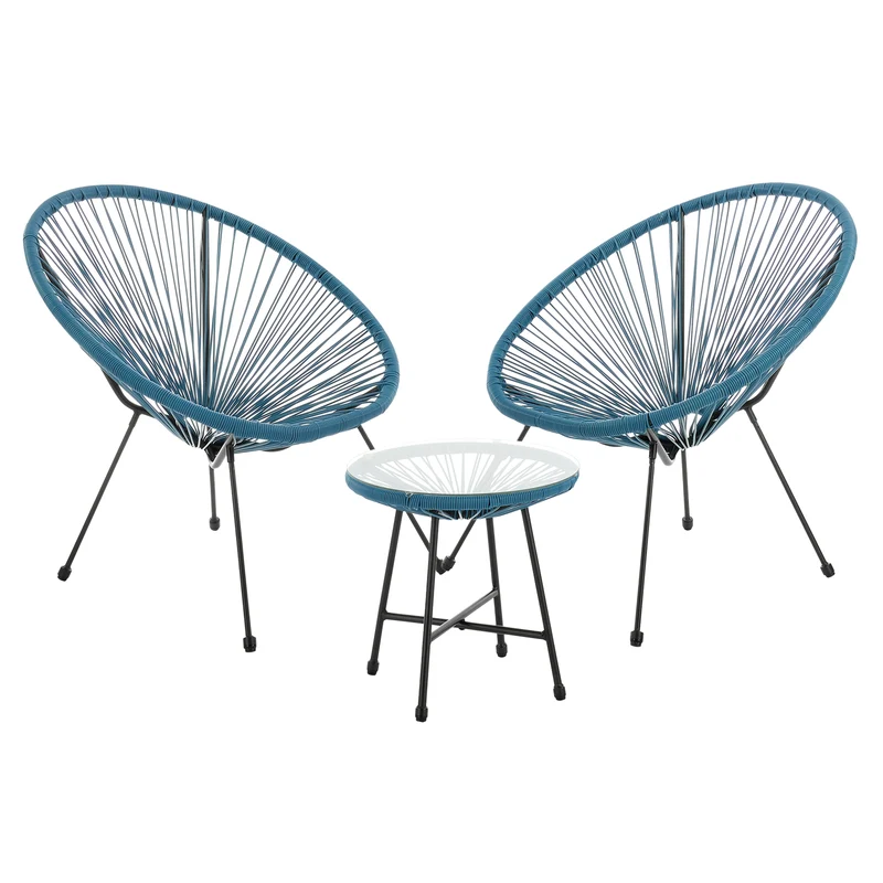 BALI Egg Chair Balkon Set