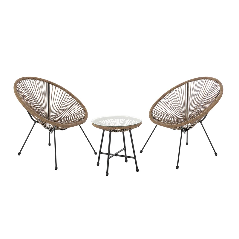 BALI Egg Chair Balkon Set