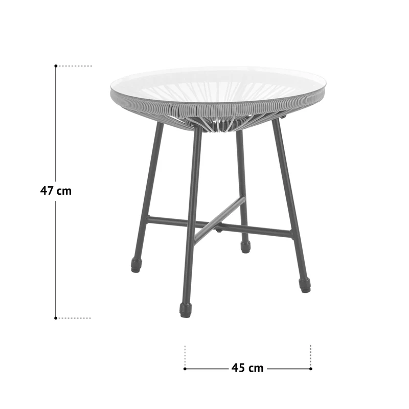 BALI Egg Chair Balkon Set
