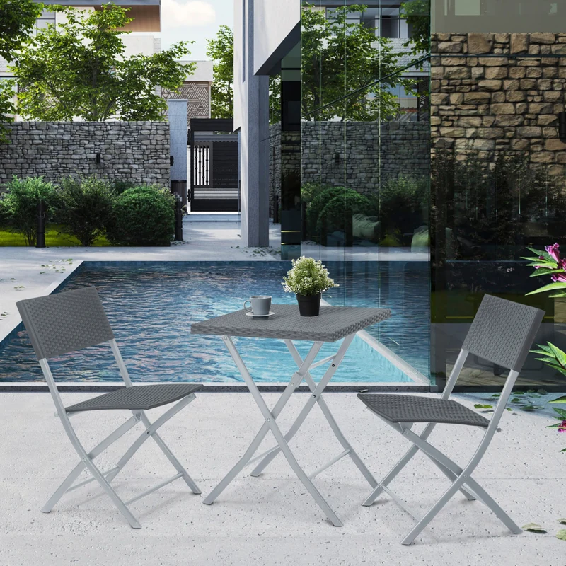 LIMA Bistroset Polyrattan 3-teilig