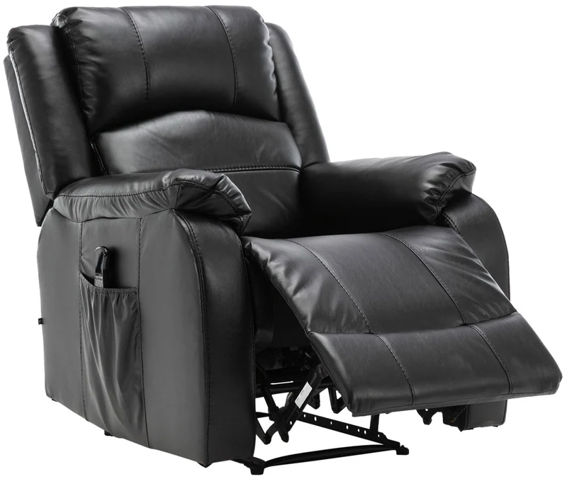 Echtleder Luxus Massagesessel "Kerp" mit Liegefunktion. Moderner Relaxsessel der eigenen Art.