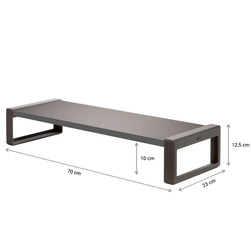 Schreibtischaufsatz Level Eiche Multiplex