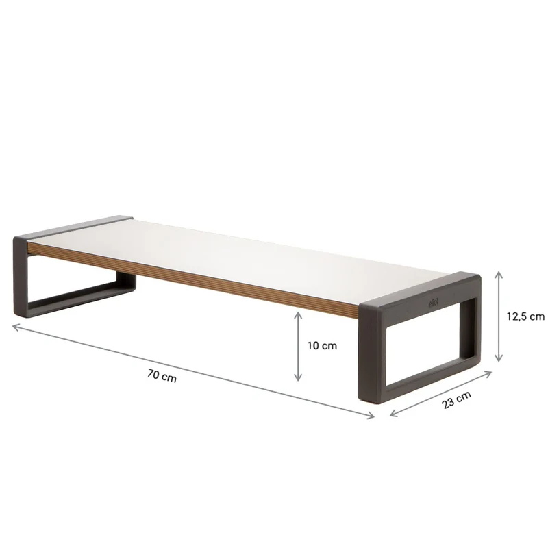 Schreibtischaufsatz Level Design White