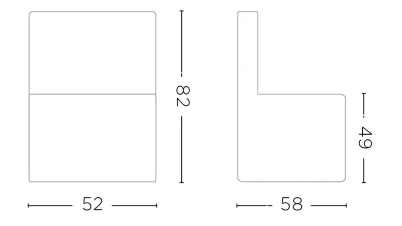 Esszimmerstuhl Jerry mit Rollen Moss