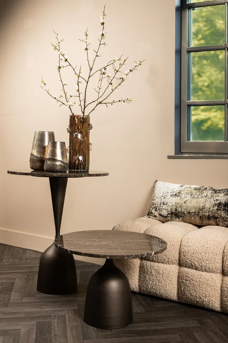 Beistelltisch Patras Brown Marmor