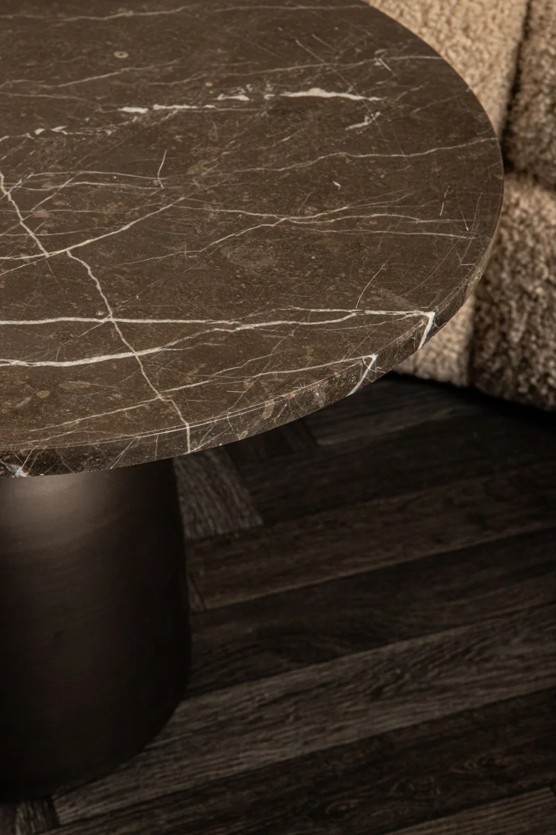 Beistelltisch Patras Brown Marmor