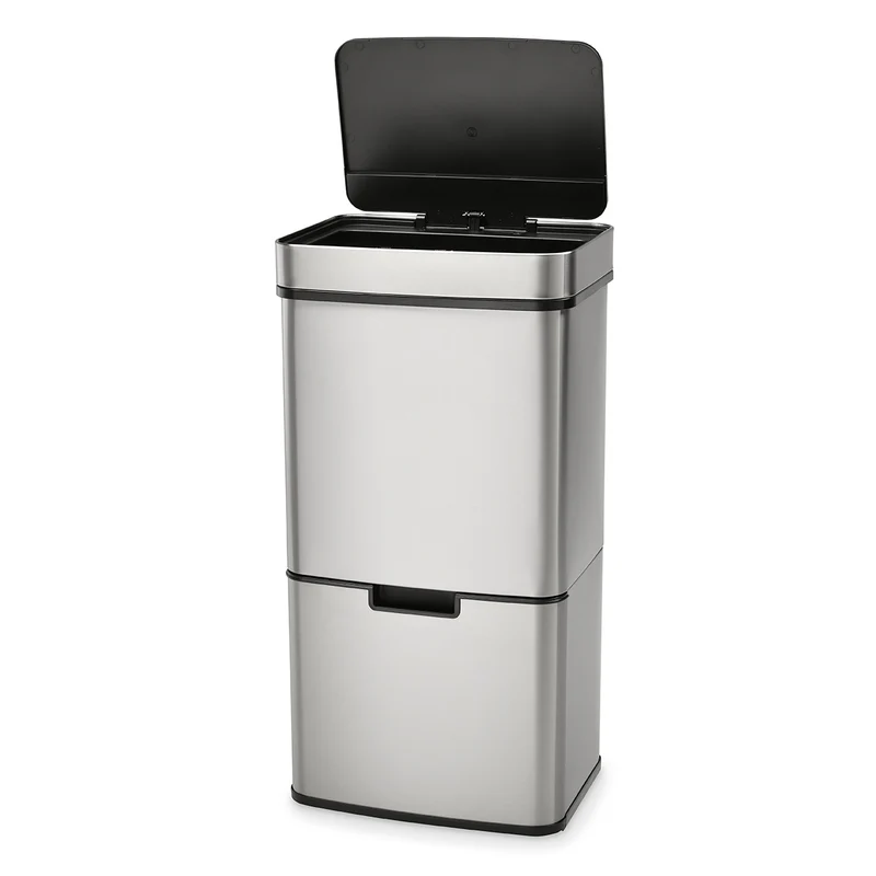 Sensor-Mülleimer 62L oder 72L Edelstahl Mülleimer mit Sensor Abfalleimer