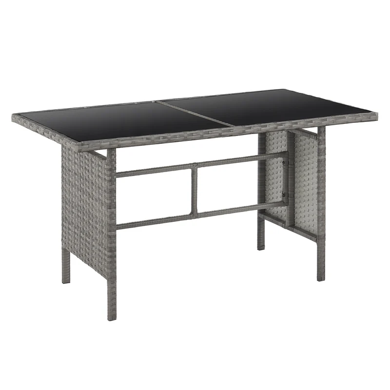 MADISON Set Poly-Rattan Garten-Lounge Rattan-Set Abdeckhaube Grau