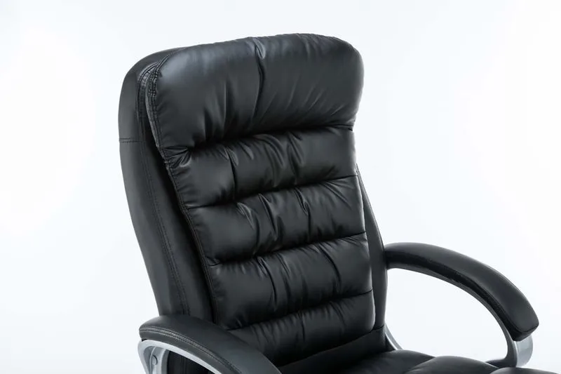Stark belastbarer Leder-Chefsessel VANCO Extrem-Gewichtler bis 235 kg