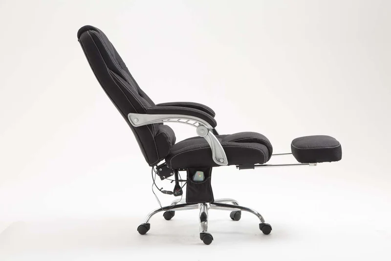 Massagesessel als Stoff-Chefsessel CIFIC mit Liegefunktion