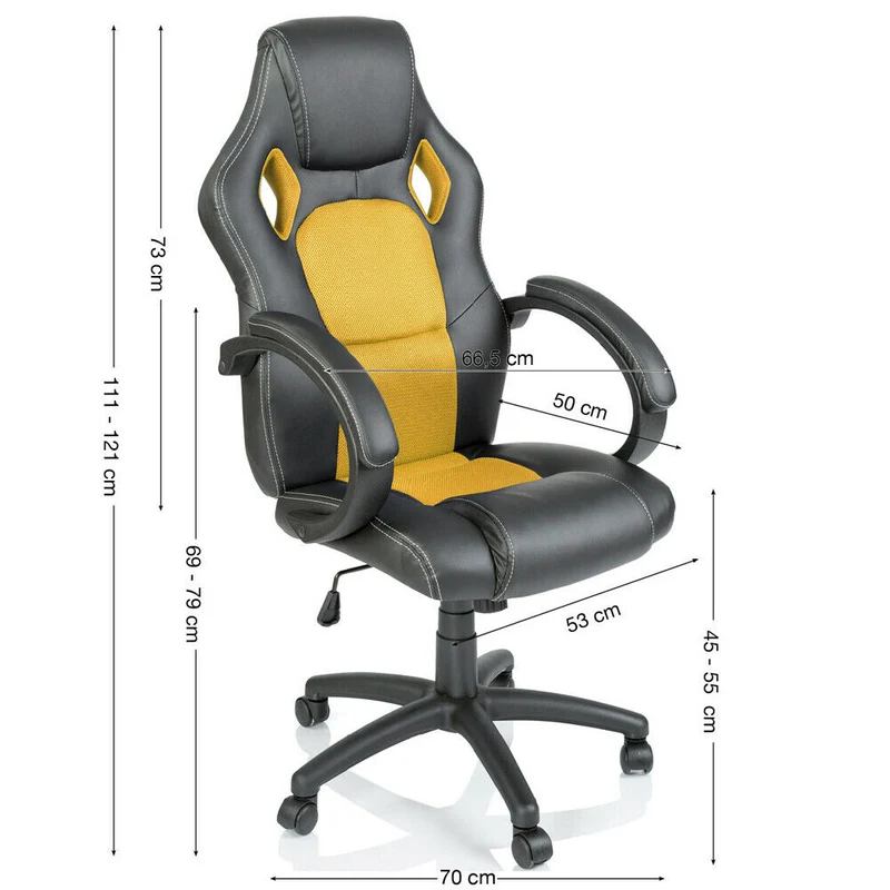 Bürostuhl COCKPIT. Racing Sportsitz. Viele Farben lieferbar