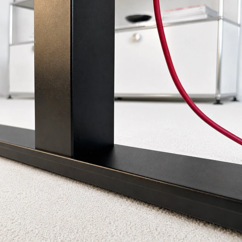 Eliot Pro Black Tischplatte Soft Graphite 180x80cm